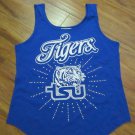 Tennessee State University Women's HBCU Top Shirt Tank TSU Tigers SMALL