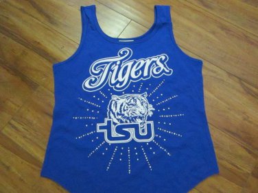 Tennessee State University Women's HBCU Top Shirt Tank TSU Tigers SMALL