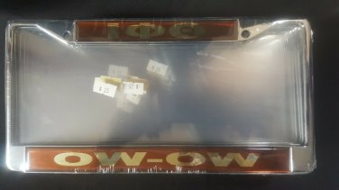 IOTA PHI THETA Fraternity Plastic License Plate Frame Black Divine 9 Frame OW-OW