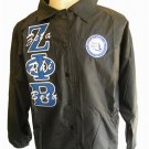 Zeta Phi Beta Sorority Line Jacket  Zeta Phi Beta Black Crossing Line Jacket #1