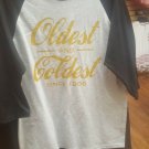 ALPHA PHI ALPHA FRATERNITY T-SHIRT BLACK  BASEBALL T-SHIRT 1906 ICE COLD #1