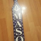 Freemason Fraternity wood paddle Wooden Masonic Fraternity wall paddle plaque