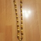 Omega Psi Phi  Wood Bead Tiki Raised Color Crest Necklace