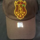 IOTA PHI THETA FRATERNITY DAD HAT IOTA PHI THETA  BROWN BASEBALL CAP HAT