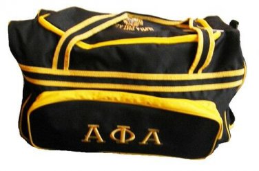 Alpha Phi Alpha Fraternity Luggage bag with Wheels Handle extension Duffle Bag
