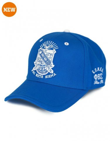 PHI BETA SIGMA Fraternity Baseball Hat  PHI BETA SIGMA GOMAB 1914 BASEBALL HAT
