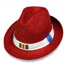 Order of the Eastern Star Fedora Cap Hat Sorority OES Straw Hat