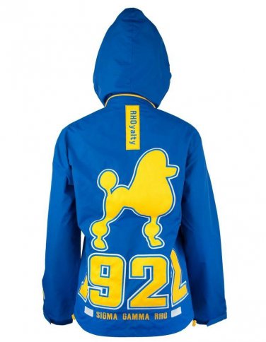 Sigma Gamma Rho Sorority Windbreaker Jacket BLue S-G-Rho  Windbreaker 1922