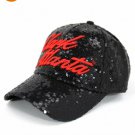 CLARK ATLANTA UNIVERSITY BASEBALL HAT Women's HBCU Sequin Sorority Baseball Cap