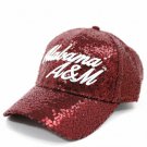 ALABAMA A&M  UNIVERSITY BASEBALL HAT Women HBCU Sequin Sorority Baseball Cap