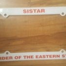 Order of the Eastern Star Masonic Plastic License Plate Frame
