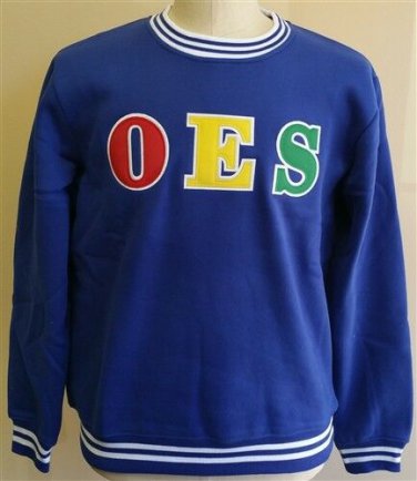 Order of the Eastern Star Sweatshirt Mason Freemasonry OES Long Sleeve Sweater