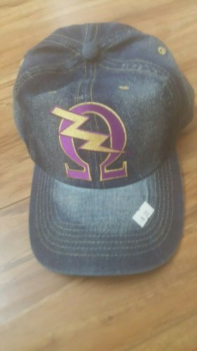 OMEGA PSI PHI FRATERNITY DENIM DAD HAT OMEGA MEN Q-DAWG HAT 1911