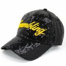 GRAMBLING STATE UNIVERSITY BASEBALL HAT Women HBCU Sequin Sorority Baseball Cap