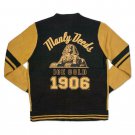 ALPHA PHI ALPHA FRATERNITY WOOL CARDIGAN SWEATER GOLD SWEATER TOP