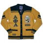 ALPHA PHI ALPHA FRATERNITY WOOL CARDIGAN SWEATER GOLD SWEATER TOP