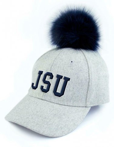JACKSON STATE UNIVERSITY POM POM HAT HBCU BASEBALL CAP HAT