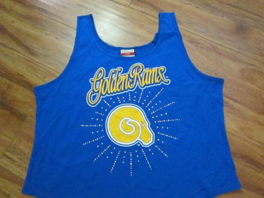 Albany State University Women's HBCU Top Shirt Tank Golden Rams 3XL