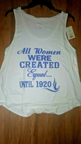 ZETA PHI BETA SORORITY TANK TOP T-SHIRT  1920 Z-PHI B WHITE TANK TOP