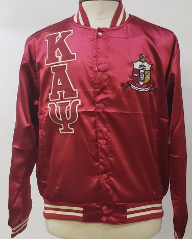 Kappa Alpha Psi Fraternity Satin Varsity Jacket Satin Varsity Jacket PHI NU PI