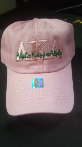 ALPHA KAPPA ALPHA  SORORITY PINK  CADET DAD HAT AKA SKEE WEE 1908 CAP DAD HAT #1