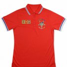 Order of the Eastern Star Polo Shirt Short Sleeve Mason Freemasonry Red Polo