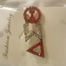 Delta Sigma Theta Sorority Metal Lapel Pin 1913 Crystal Pin