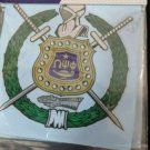 Omega Psi Phi Fraternity Reflective Decal Sticker 4.5