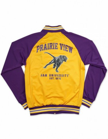 PRAIRIE VIEW A&M TRACK JACKET  SWAC HBCU TRACK JACKET PV PANTHERS