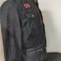 DELTA SIGMA THETA SORORITY BLACK DENIM JEAN JACKET SIZE 10/LARGE