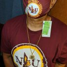 Northeast Louisiana University Face Mask Cover NLU BURGUNDY GOLD FACE MASK COVER
