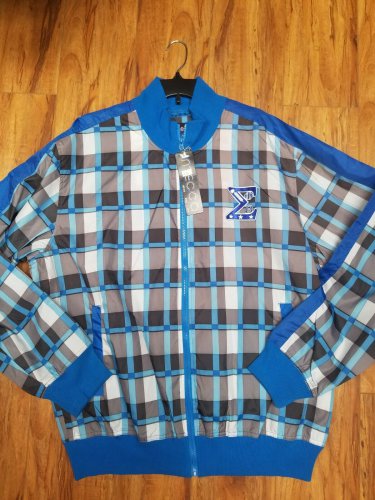 PHI BETA SIGMA FRATERNITY JACKET PHI BETA SIGMA PLAID SAMPLE JACKET