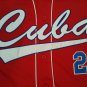 CUBA baseball Jersey Red Latin Baseball Jersey Negro Leagues Baseball Jersey Med