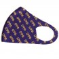 Omega Psi Phi Face Mask Omega Psi Phi Polyester Fraternity Purple Face Mask