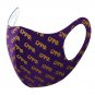 Omega Psi Phi Face Mask Omega Psi Phi Polyester Fraternity Purple Face Mask