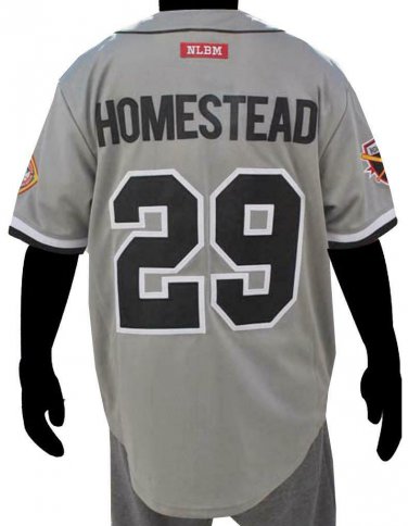 GRAYS HOMESTED NEGRO LEAGUE BASEBALL JERSEY GRAY EDITION Jersey
