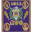 OMEGA PSI PHI FRATERNITY Founder's Wall Plaque Wood Shield Office Decor  Seal