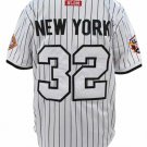 BLACK YANKEES NEGRO LEAGUE BASEBALL JERSEY WHITE Edition NEGRO LEAGUE JERSEY
