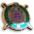 Omega Psi Phi Fraternity Wall Plaque Wood Shield Wall Plaque Office Decor