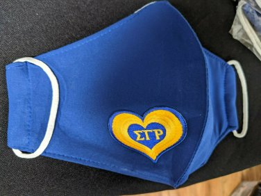 Sigma Gamma Rho Sorority Polyester Face Mask Washable Face Mask Cover #3