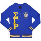 Sigma Gamma Rho Sorority  LIGHTWEIGHT CARDIGAN SWEATER BLUE SGRho sweater