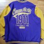 OMEGA PSI PHI FRATERNITY LETTERMAN JACKET Q-DOG FLEECE FRATERNITY JACKET