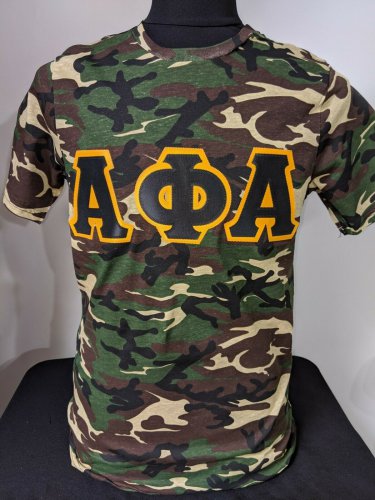 Alpha Phi Alpha Fraternity Camouflage T-Shirt
