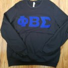 PHI BETA SIGMA FRATERNITY SWEATSHIRT PHI BETA SIGMA BLACK SWEATSHIRT