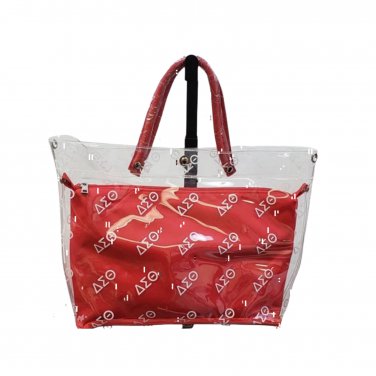 DELTA SIGMA THETA SORORITY STADIUM BAG  Delta Sigma Theta Clear Stadium Bag