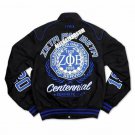 Zeta Phi Beta Sorority 100 YEAR Race Jacket Zeta Phi Beta Black Race Jacket