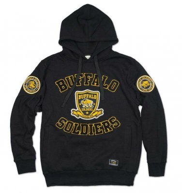 BUFFALO SOLDIER US ARMY Pullover Hoody Sweatshirt 9th 10th Cavalry 1866