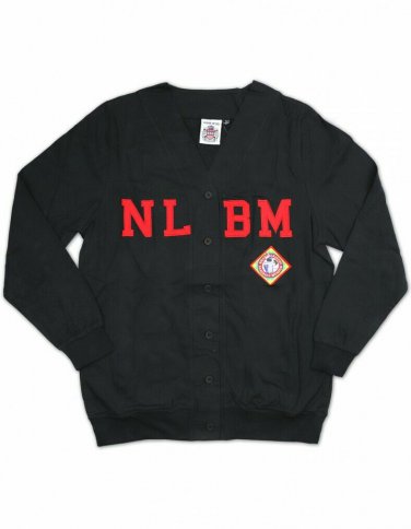 NEGRO LEAGUE BASEBALL CARDIGAN SWEATER UNISEX NEGRO LEAGUE COTTON CARDIGAN TOP