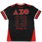 DELTA SIGMA THETA SORORITY FOOTBALL JERSEY BLACK DELTA DIVA FOOTBALL JERSEY