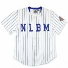 NEGRO LEAGUE BASEBALL JERSEY BLUE PIN STRIP NEGRO LEAGUE JERSEY